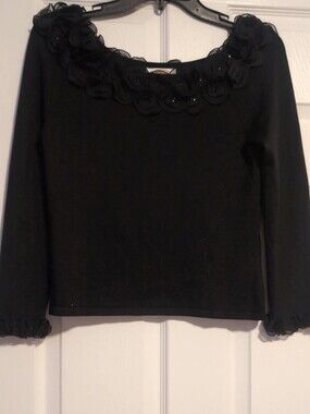 Talbots Black Long Sleeve